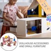7 Pcs Dolls House Furniture,Dolls House Furniture Set Accessories,Educational Toys