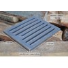 SEZAM 13 x 11 cm Cast Iron Oven Grate Ash