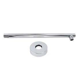 Shower Arm with Flange Mount Stainless Steel Tube Pipe 35cm Bathroom Accessories