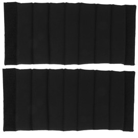 KICHOUSE 2pcs Camera Bag Divider Dividers Baggies Camera Bag Inserts Camera Insert for Backpack Divider for Camera Bag Divider for Bag Accessories N Gray Suede Roller Partition Compartment, Black