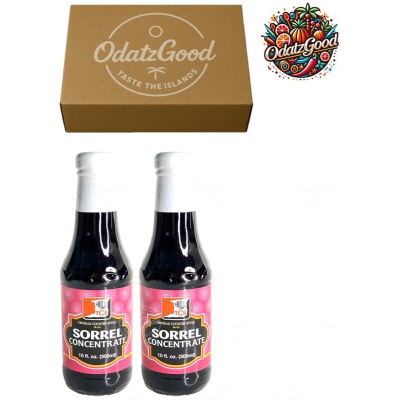 TCS Sorrel Concentrate 10oz (300ml) 2-Pack – Curated & Packaged