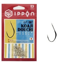 IPPON (One) Small Hydrangea Torso Nickel Coated Japanese-Made Fishing Hook / Fishing Hook, Economy Pack (No. 6 / 60 pieces)