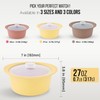 Firgi 27oz Platinum Silicone Microwave Steamer Pot with Lid –