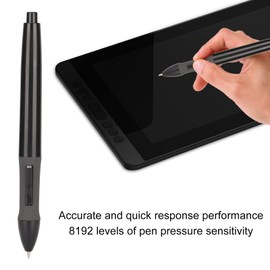 Yoidesu Pen, PEN68D Drawing Tablet Pen 8192 Level Pressure Battery Pen for Graphics Tablet GT‑191/GT‑221 PRO/GT‑156HD V2/GT‑220 V2