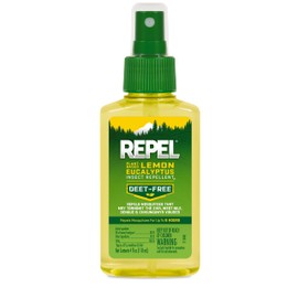 Repel Plant-Based Lemon Eucalyptus Insect Repellent 4 Ounces, Repels Mosquitoes Up To 6 Hours, 6-Pack