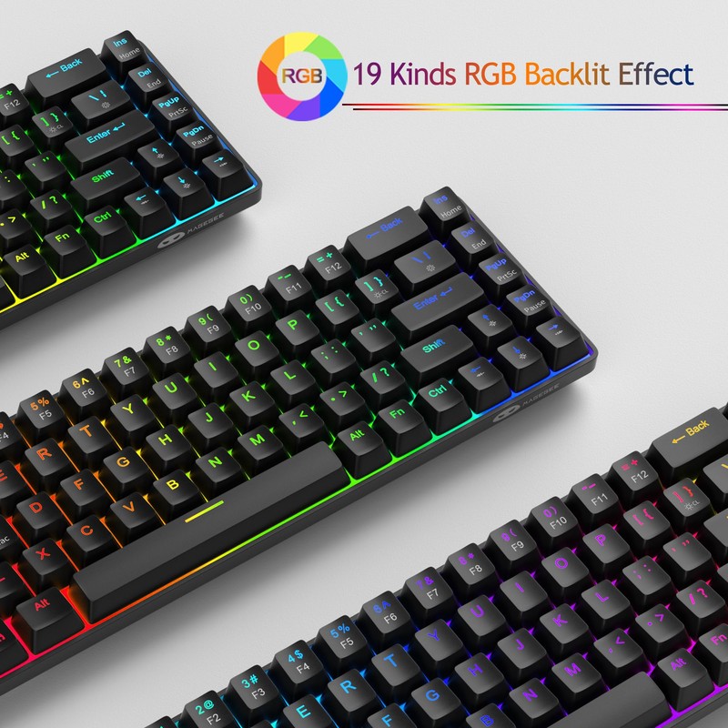 MageGee 60% Rapid Trigger Gaming Keyboard, Hall Effect Magnetic Switch,