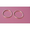 13MM Sterling Silver Round Hoop Earrings for Women Ladies Girls