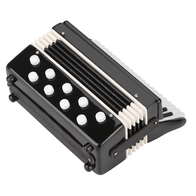 Dekaim Miniature Accordion Model, Mini Music Ornaments, Craft Home Decor,