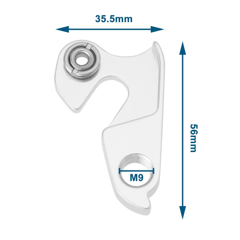 YINETTECH 2pcs GH-022 Bicycle Rear Derailleur Hanger Dropout with Screws
