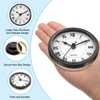 PATIKIL 3.5" 90mm Quartz Clock Insert, Round Quartz Movement Mini