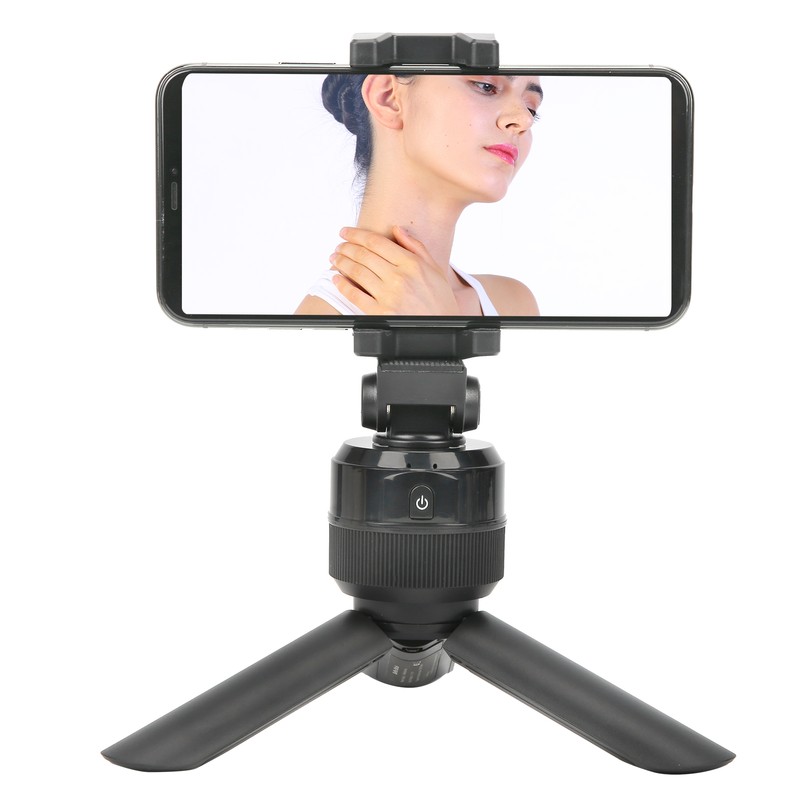 Smart Tripod Head 360° Rotation Automatic Face Recognition for Vlog