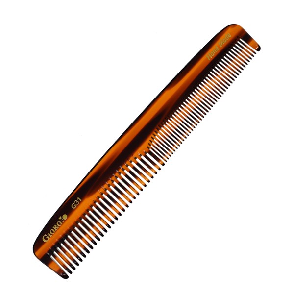 Giorgio G31 TortoiseShell Fine Tooth and Wide Tooth Hair Comb,