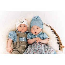 Mogo.cc, Baby Hat, 3-6 Months, S-62/68, White Girl, white girl