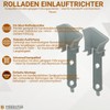 Universal Inlet Funnel for Roller Shutters, Roller Shutter Guide in