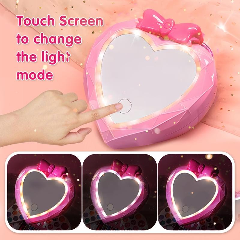 Magic Pink Mirror Make Up Toy Set Aged 3 4
