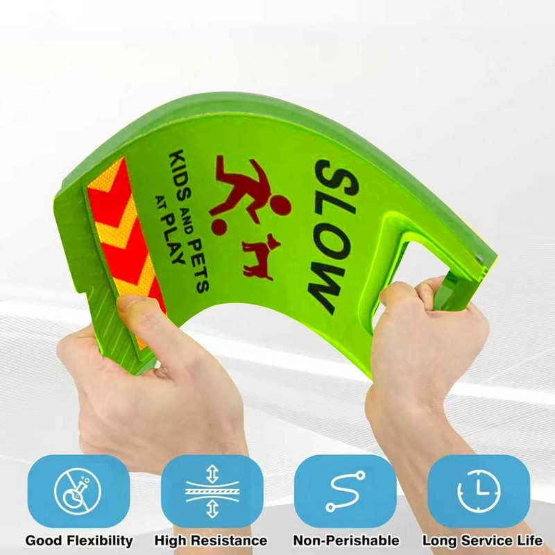 Slow Kids and Pets at Play Sign,16.9" Height,Children and Pets