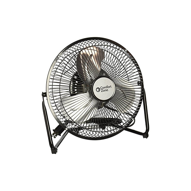 Comfort Zone 9 inch Cradle Fan, 3 Speed Floor or