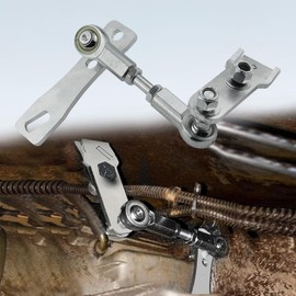 Transfer Case Linkage Kit Compatible with Jeep Cherokee XJ Comanche MJ Transfer Case Linkage Kit 1986-2001, Stainless Steel