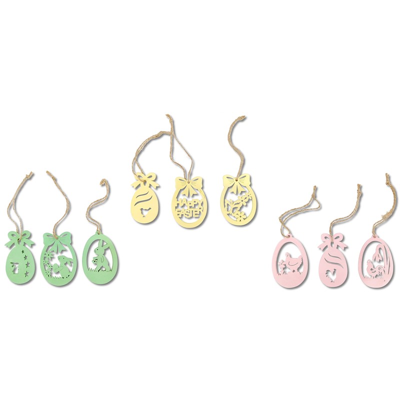 DARO DEKO Wooden Decorative Hanger 5 x 7 cm Easter