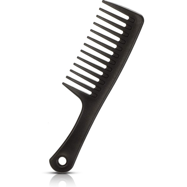 Wide Tooth Comb Detangler Brush Comb Heat Resistant Anti-static Comb Hairdressing Hair Styling Comb for Thick, Long, Wet or Curly Hair