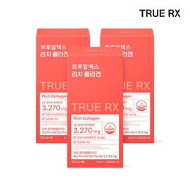 TrueRX (현대홈쇼핑)트루알엑스 리치 콜라겐 3박스 42포 6주분 (True Home Shopping) TruRx Rich Collagen 3 Boxes 42 Packs 6 Weeks Supply