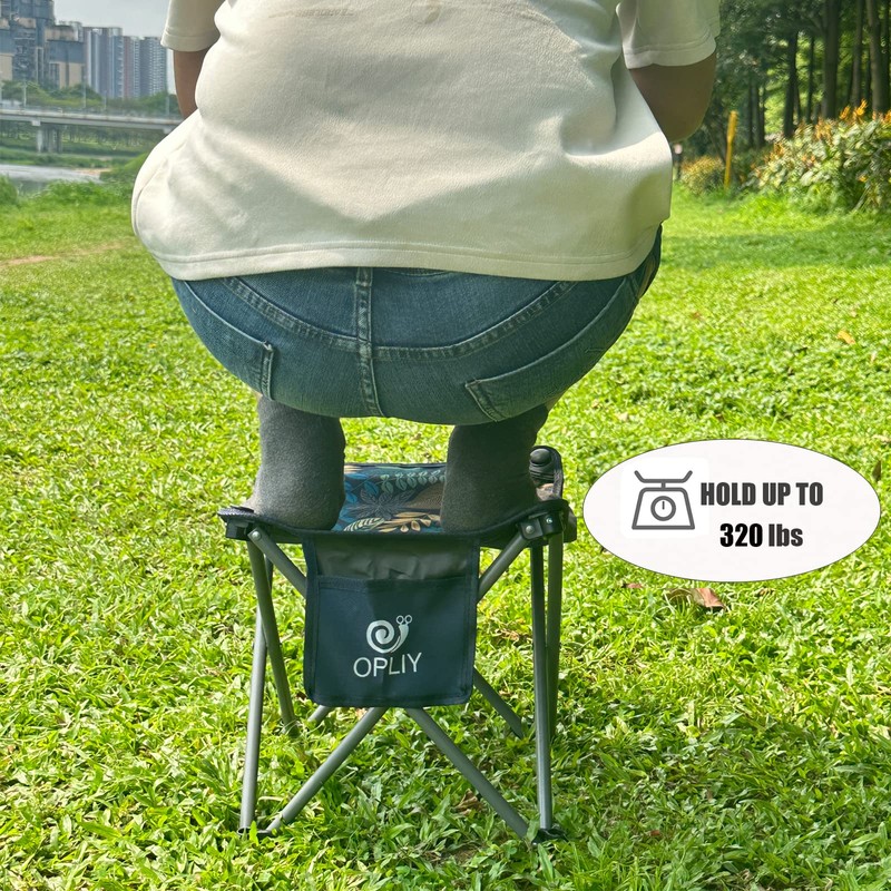Opliy Camping Stool 2 Pack,Portable Folding Stool for Outdoor Gardening