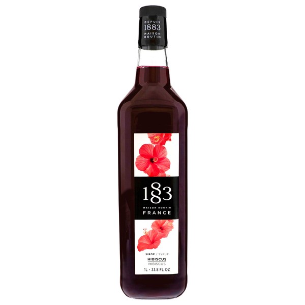 1883 Maison Routin- Hibiscus Syrup, Pure & Satisfying, Great for