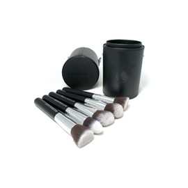 Moonriver Beauty 5 Piece Kabuki Makeup Brush Kit with Premium Makeup Case