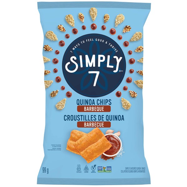 Simply7 Quinoa Chips - Barbeque, 100g