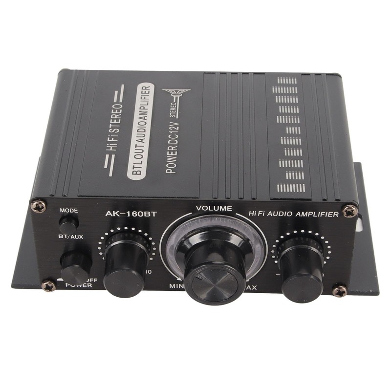 Power Amplifier, Bluetooth 5.0 Stereo Audio, 2 Channel Amplifier Receiver