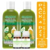 2 Shampoos De Bergamota 500ml C/u Y 2 Aceites 10ml