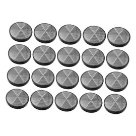 FELTECHELECTR 20pcs Plastic Reflective Warning Round Reflectors for Motorcycle Bike and Trailer High Visibility Safety Kit with Enhanced Reflectivity for Bicycles and Scooters