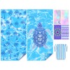 Beach Towels for Adults,XOTOBO 180x90cm Double Sided Sand Free Beach