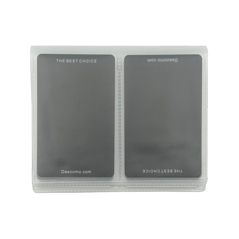 DEEZOMO Set of 2 Plastic Wallet Insert for Credit Card