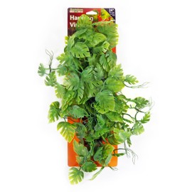 Penn-Plax Reptology Decorative Hanging Terrarium Plant Vines for Reptiles and Amphibians – 24” Length – Green