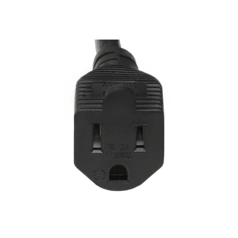 SF Cable 1ft Ultra Low Profile Angle NEMA 5-15P to