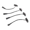 4Pcs LED Grille Lights DC12V Amber High Brightness Front Grille