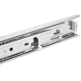 KV4-45-H45-L250-NF Full Extension Slides with Support Angle (Length 250 mm Inserted Load 45 kg) Telescopic Rail for Wooden Drawers 1 Pair Sotech