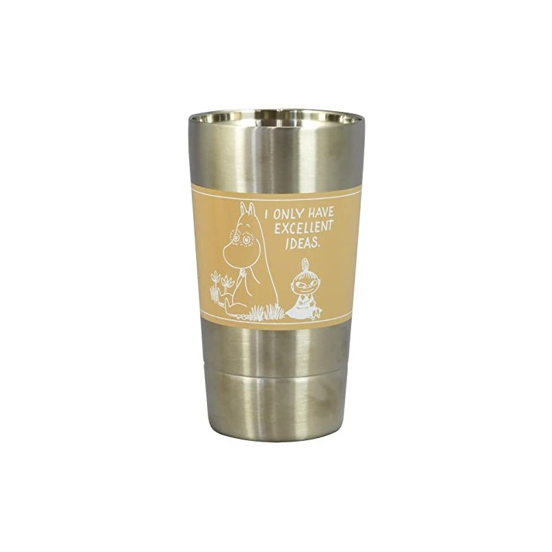 Moomin Stainless Steel Double Tumbler (Beige)