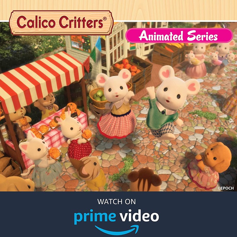 Calico Critters Marshmallow Mouse Triplets