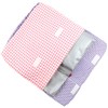namioto yaf121123 Disaster Prevention Hood Cover, Pink Check x Purple
