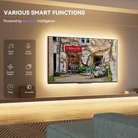 PAUTIX Smart COB LED Strip Light 32.8ft/10m,Warm White 2700K LED Strip,Compatible with Alexa/Google Assistant,Dimmable 24V LED COB Light Strip Kit for Kitchen,Bedroom,Cabinet,Living Room,Office