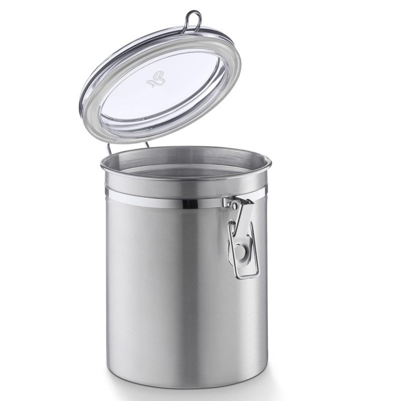Tchibo Aroma can, coffee tin, 500 g capacity, aroma-tight, stainless