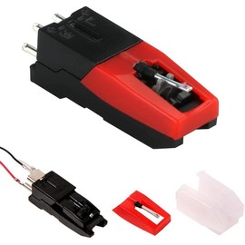 Vinyl Record player Needle With Cartridge Universal Turntable Cartridge Record Player Needle Replacement Stylus Needles for Vinyl Record Player LP Phonograph