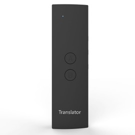 Language Translator Device Portable Two-Way Instant Translator,Online Voice Photo Text Translation 68+ Languages Supported, High Accuracy Translation Device for Travel Business Learning (Black)