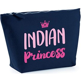 Hippowarehouse Indian princess printed make up cosmetic wash bag 18x19x9cm