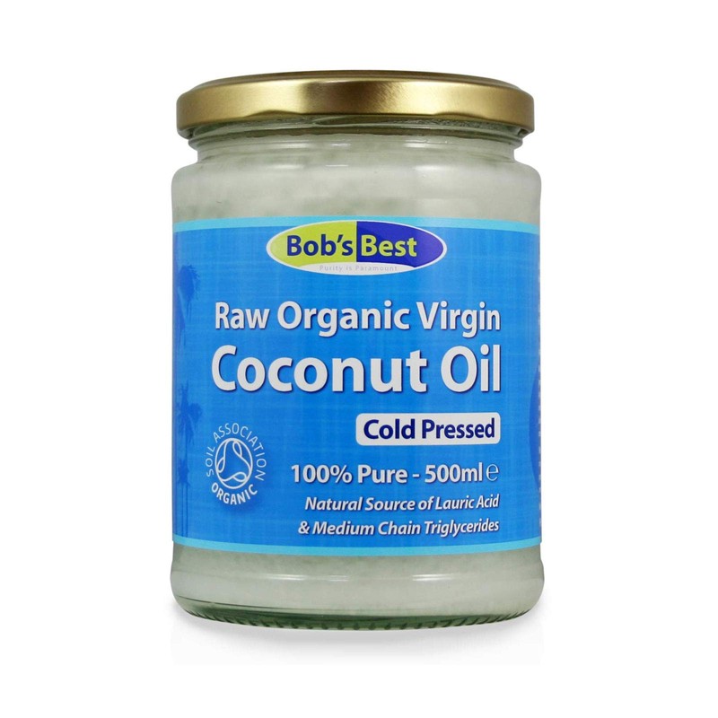 Organic Coconut Oil Cold Pressed Raw Virgin - 100% Pure