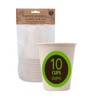 White Magic Eco Basics Biodegradable Sugar Cane Cup, 260 ml