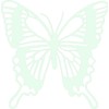 hBARSCI Butterfly Vinyl Decal - 11 Inches - for Walls,