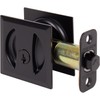 Stone Harbor Hardware Contemporary Square Pocket Door Lock, Entry Function,